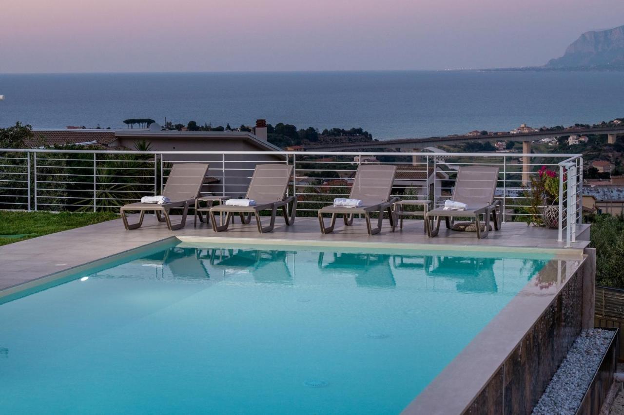 Villa Maria Con Piscina E Vista Mare Castellammare del Golfo Extérieur photo
