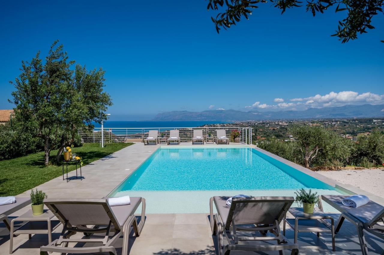 Villa Maria Con Piscina E Vista Mare Castellammare del Golfo Extérieur photo